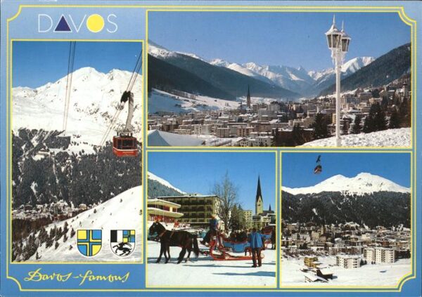 Seilbahn Davos Pferdeschlitten