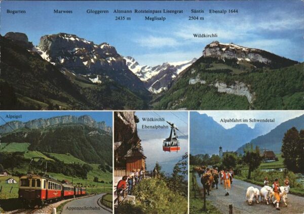 Seilbahn Appenzellerbahn Wildkirchli