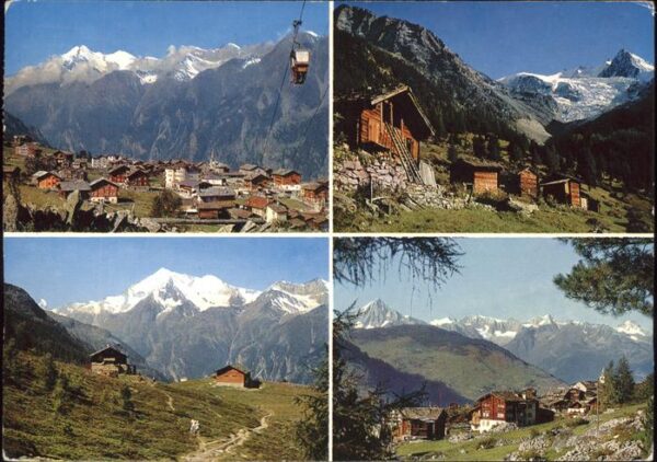 Seilbahn Grächen Wallis Weisshorn