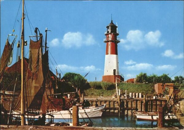 Leuchtturm Lighthouse Büsum Segelboote