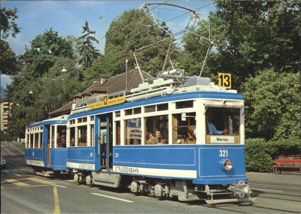Strassenbahn Stadt Zürich Motorwagen Ce 4/4 Nr. 321