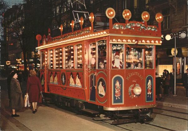 Strassenbahn Märlitram Zürich Bahnhofstrasse Weihnac