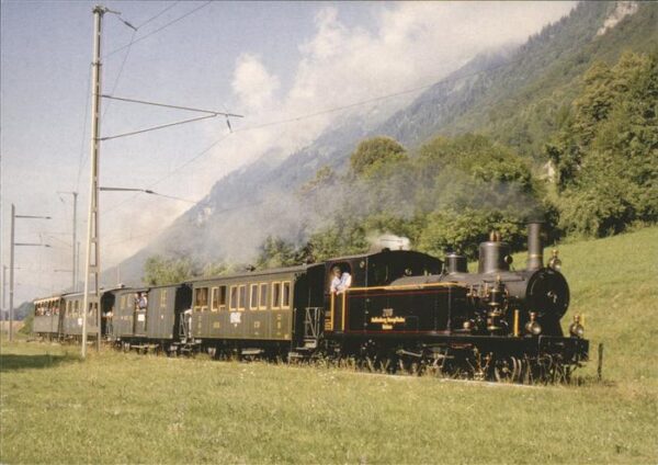 Lokomotive Eblingen Ex SBB Brünig Ballenberg-Dampf