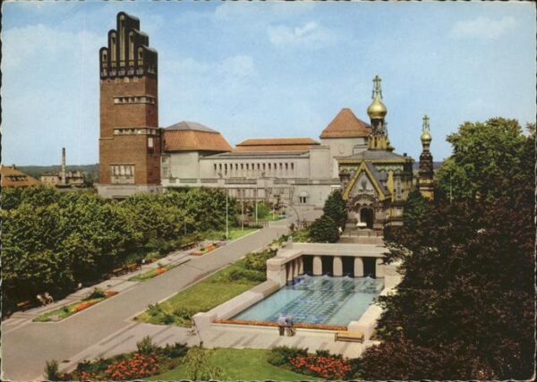Russische Kapelle Kirche Künstlerkolonie Darmstadt Odenwald Berg