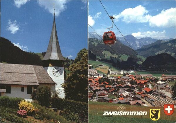 Seilbahn Zweisimmen Berner Oberland