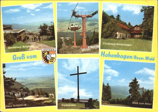 Sessellift Hohenbogen Gipfelkreuz Haus Schönblick