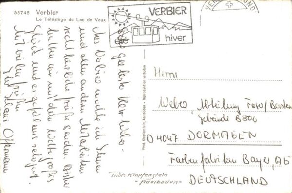 Sessellift Verbler Lac de Vaux – Bild 2