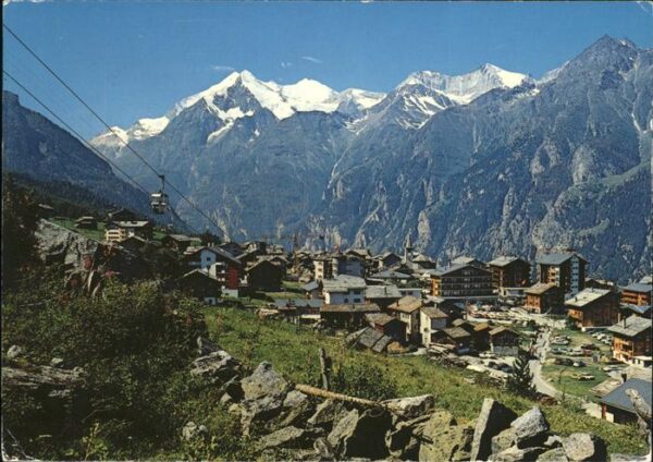Seilbahn Grächen Wallis Weisshorn Bishorn