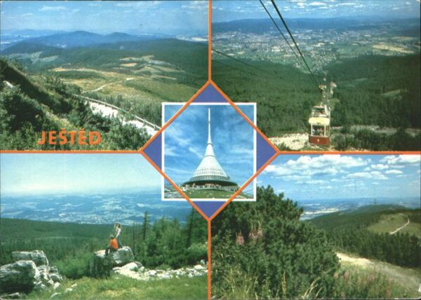 Seilbahn Jested Luzicke hory Tschechoslowakei