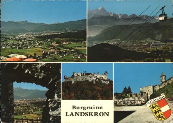 Seilbahn Burgruine Landskron Villach Kärnten