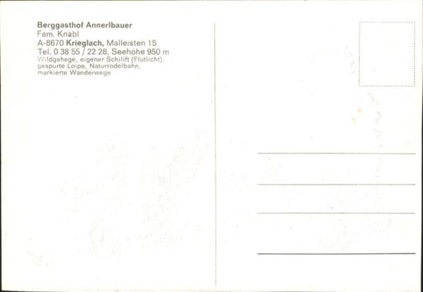 Krieglach Steiermark Berggasthof Annerlbauer – Bild 2