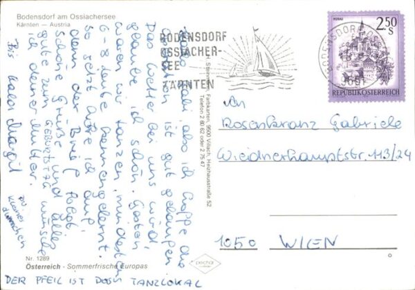 Bodensdorf Steindorf Panorama Restaurant Strand Wappen – Bild 2