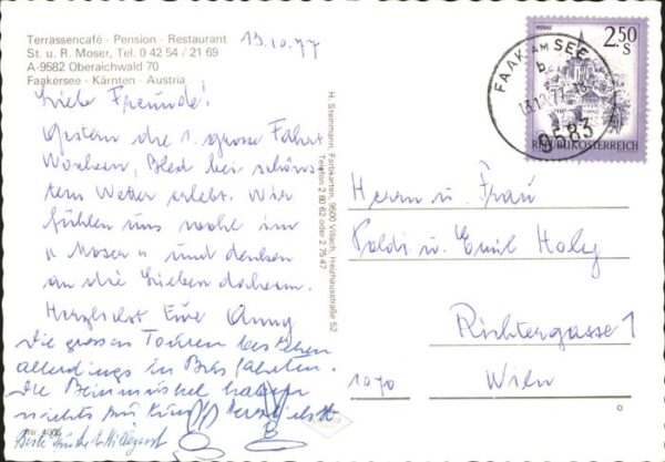 Oberaichwald Finkenstein Terrassencafe Pension Restaurant Moser – Bild 2