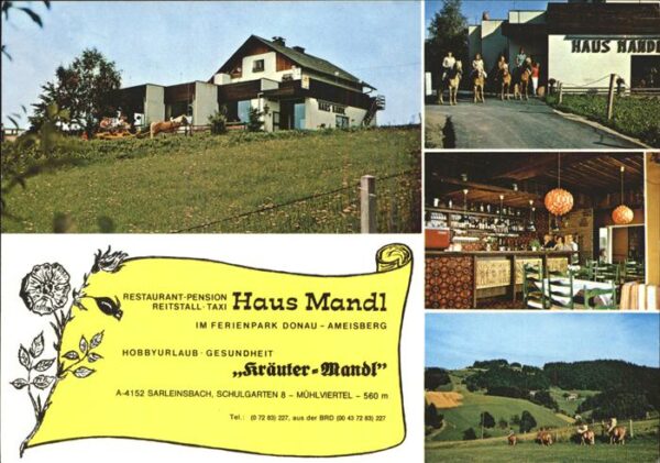 Sarleinsbach Restaurant Pension Haus Mandl Reitstall