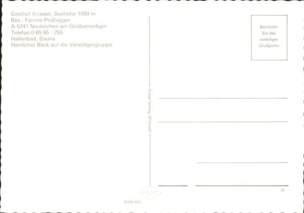 Neukirchen Grossvenediger Gasthof Buasen Terrasse Hallenbad Hohe – Bild 2