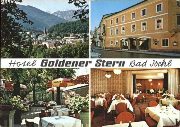 Bad Ischl Salzkammergut Hotel Goldener Stern Gartenrestaurant A