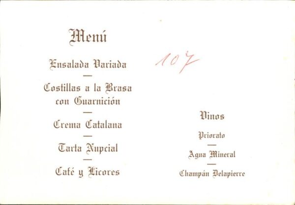 Mallorca Restaurante Speisen Getränkekarte – Bild 2