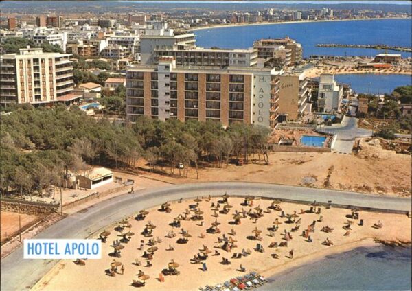 Can Pastilla Palma de Mallorca Hotel Apolo Playa vista aerea