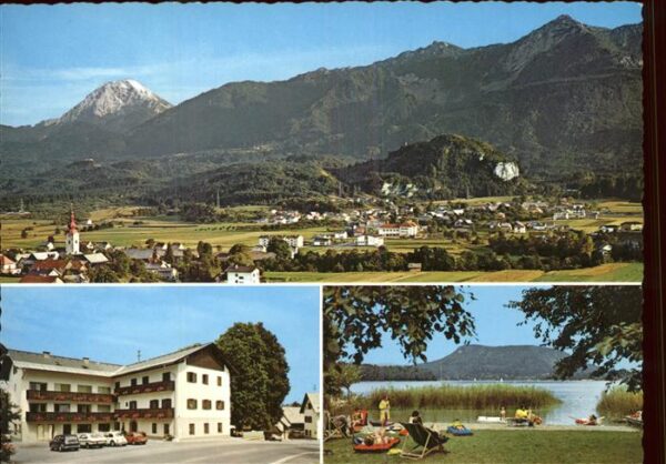 Finkenstein Faaker See Gasthof Pension Koffler Strand Alpenpan