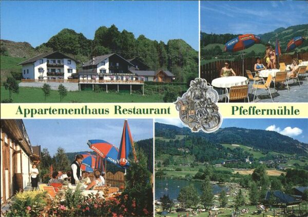 St Urban Kaernten Appartementhaus Restaurant Pfeffermühle