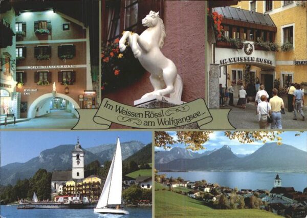 St Wolfgang Wolfgangsee Hotel Weisses Rössl Kirche Wolfgangsee