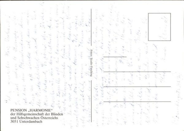 Unterdambach Pension Harmonie Hilfsgemeinschaft der – Bild 2
