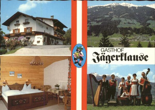 Stumm Zillertal Gasthof Jägerklause Musik Instrument Tr