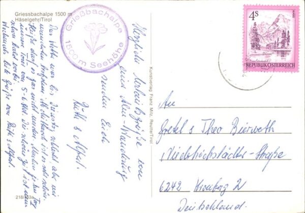 Haeselgehr Griessbachalpe – Bild 2