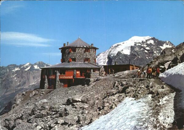 Stilfserjoch Passo dello Stelvio Passo Stelvio rifugio Tibet verso Ortle