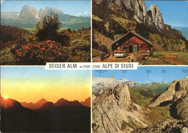 Seis Schlern Seiser Alm Alpe di Siusi Dolomiten Aben