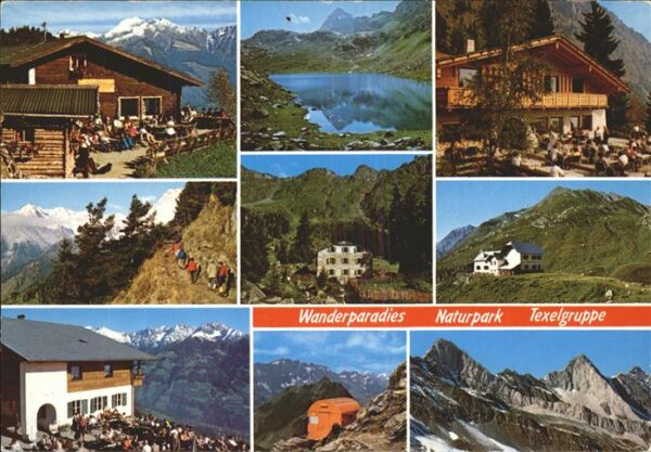 Dorf Tirol Wanderparadies Naturpark Texelgruppe Be