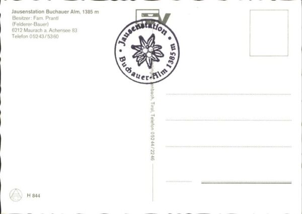 Maurach Tirol Jausenstation Buchauer Alm Wappen – Bild 2