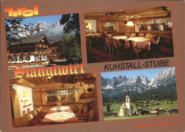 Going Wilden Kaiser Tirol Gaststätte Restaurant Stanglwirt Kuhsta