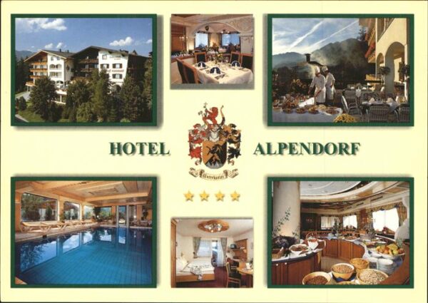 St Johann Tirol Hotel Alpendorf Terrasse Hallenbad Wapp