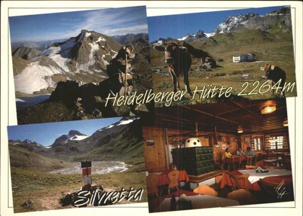 Ischgl Heidelberger Hütte Silvretta gegen Fluc