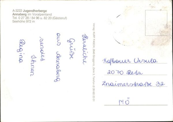Annaberg Niederoesterreich Jugendherberge Dorfstrasse Kirche – Bild 2