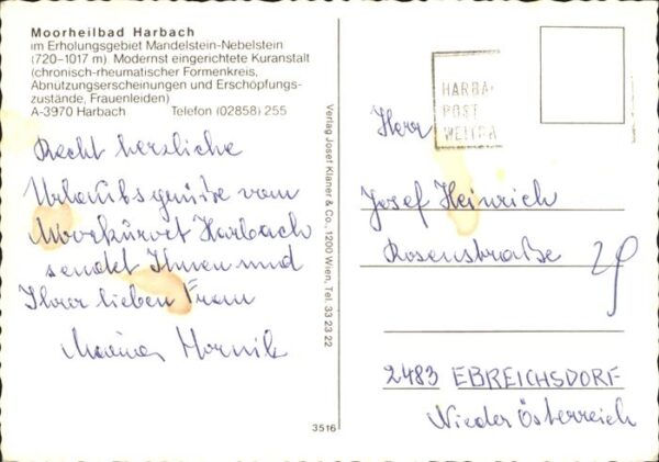 Moorbad Harbach Moorheilbad Erholungsgebiet Mandelstein – Bild 2