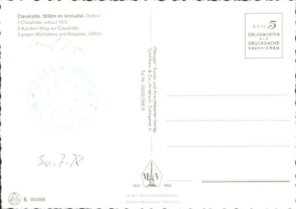 Praegraten Grossvenediger Clarahütte Alpenblumen Edelweiss Rötspi – Bild 2