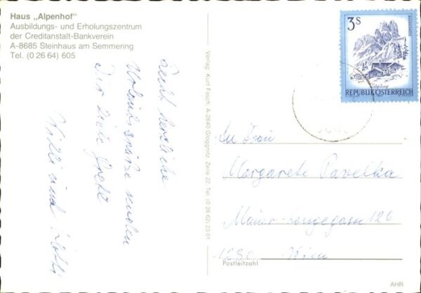 Steinhaus am Semmering Haus Alpenhof Ausbildung Erholungszentr – Bild 2