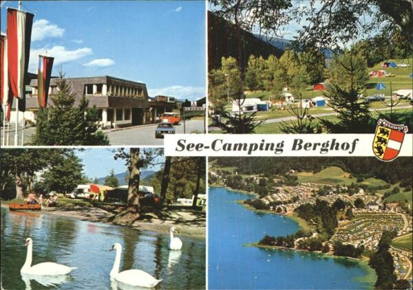 Landskron Kaernten See Camping Berghof Ossiachersee Schwan