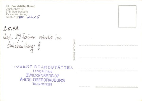 Oberdrauburg Kaernten Gasthof Brandstätter Kirche Alpenblick – Bild 2