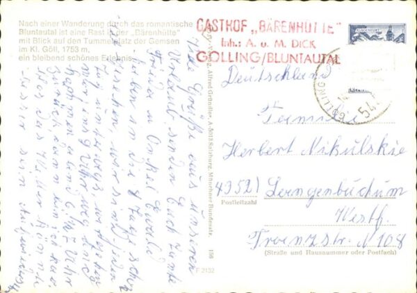 Golling Salzach Gasthof Bärenhütte Bluntautal – Bild 2