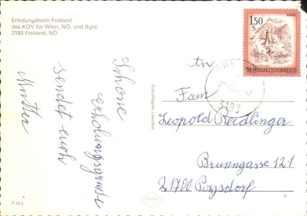 Freiland Tuernitz Erholungsheim Freiland KOV Wien – Bild 2
