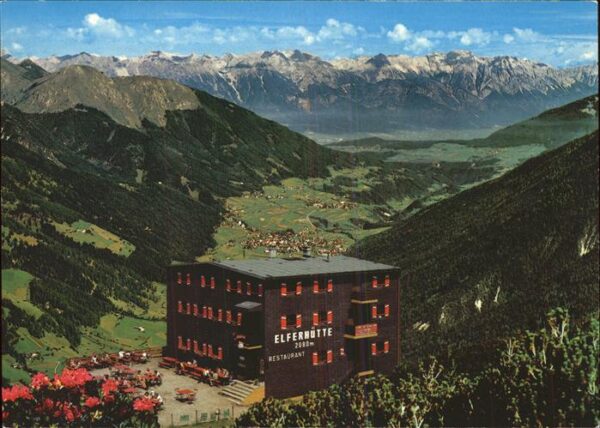 Neustift Stubaital Tirol Blick von Elferhütte ins Stubaital Innt