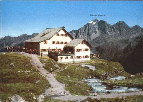 Neustift Stubaital Tirol Neue Regensburger Hütte Habicht Bergbac