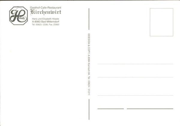 Bad Mitterndorf Gasthof Restaurant Kirchenwirt Kirche – Bild 2