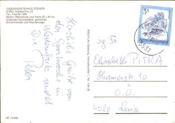Niedernfritz Jugendheim Pension Steiner Schwimmbad R – Bild 2