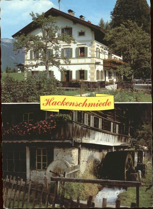 Waidring Tirol Gästehaus Hackenschmiede Wasserrad