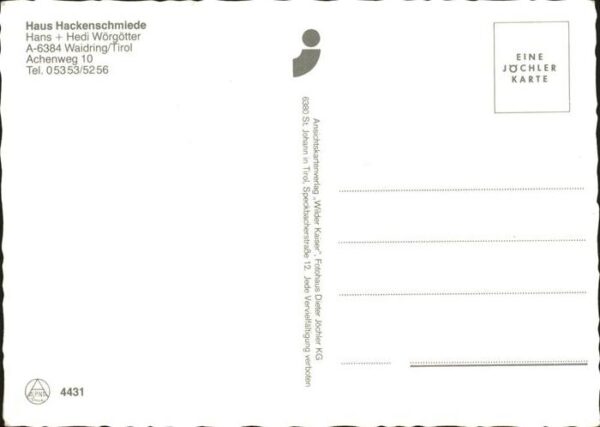 Waidring Tirol Gästehaus Hackenschmiede Wasserrad – Bild 2