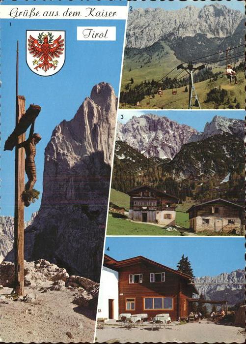 St Johann Tirol Bergkreuz Stripsenjoch Brentenjochlift